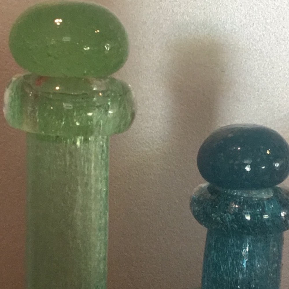 Blown glass decorative jars - Picture 3 of 4